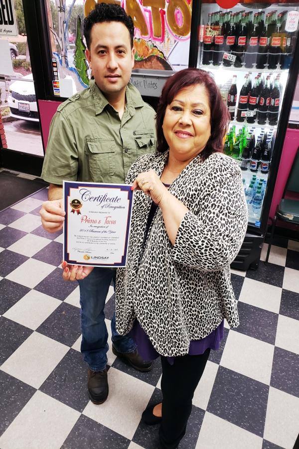 Business of the Year in 2018 goes to Primo's Tacos.