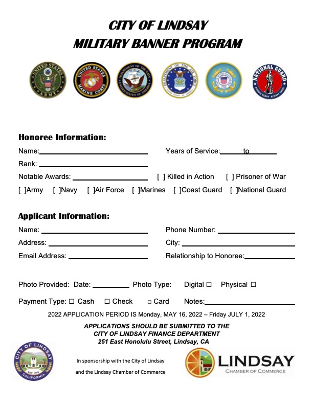 Military Banner Application