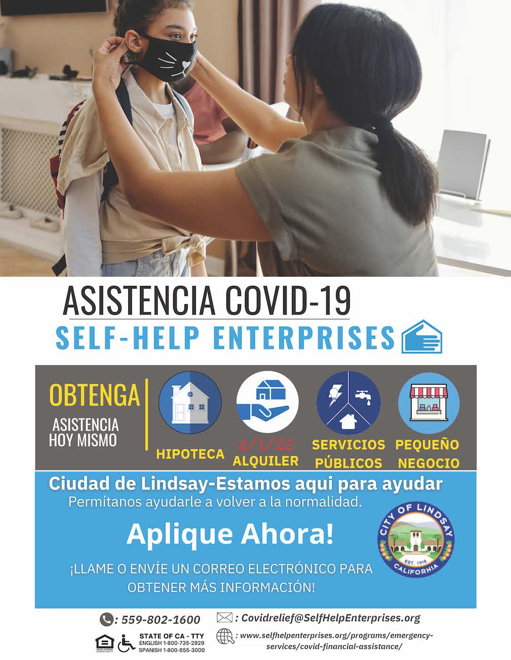 Covid Assistance in Spanish