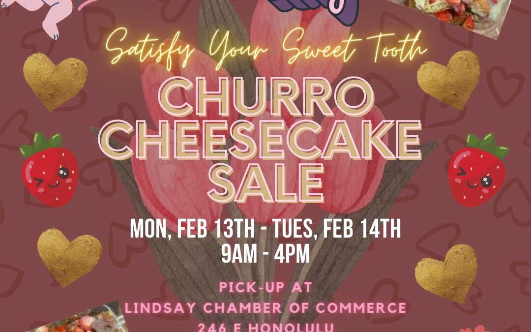 Valentine’s Day Churro Cheesecake Sale