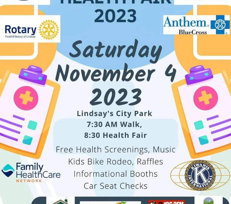 Lindsay’s Annual Walk & Health Fair 2023